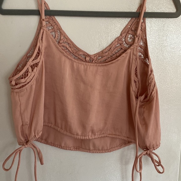 FREE PEOPLE SATIN PINK BRAMI - Picture 3 of 3